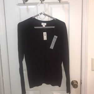 NWT old navy black knit cardigan